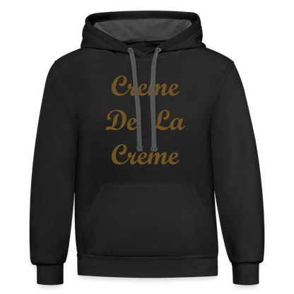 Creme Hoodie - black/asphalt