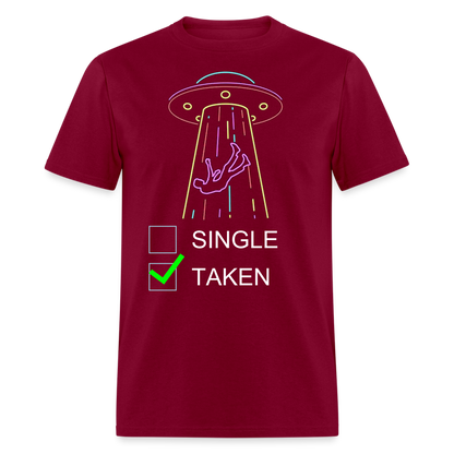 Abductee T-Shirt - burgundy