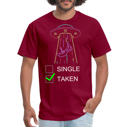 Abductee T-Shirt - burgundy