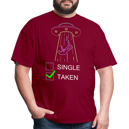 Abductee T-Shirt - burgundy