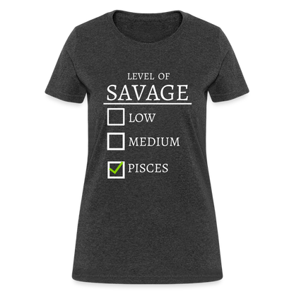 Savage T-Shirt - heather black