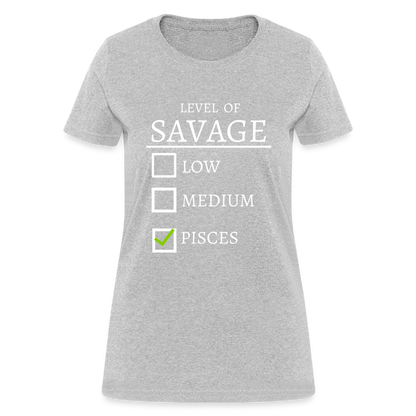 Savage T-Shirt - heather gray