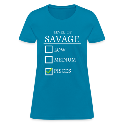 Savage T-Shirt - turquoise