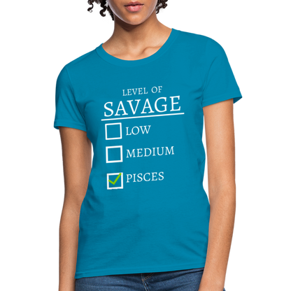 Savage T-Shirt - turquoise