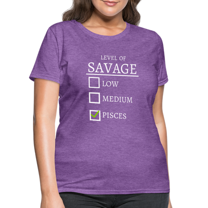 Savage T-Shirt - purple heather