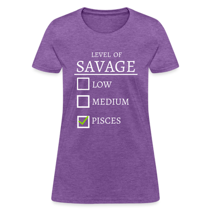 Savage T-Shirt - purple heather