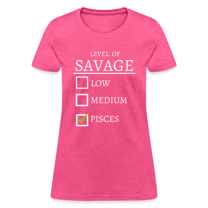 Savage T-Shirt - heather pink