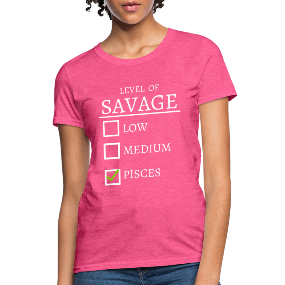 Savage T-Shirt - heather pink