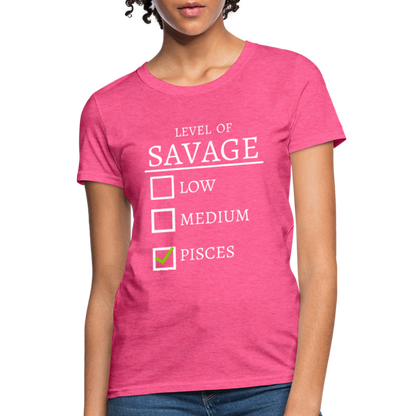 Savage T-Shirt - heather pink
