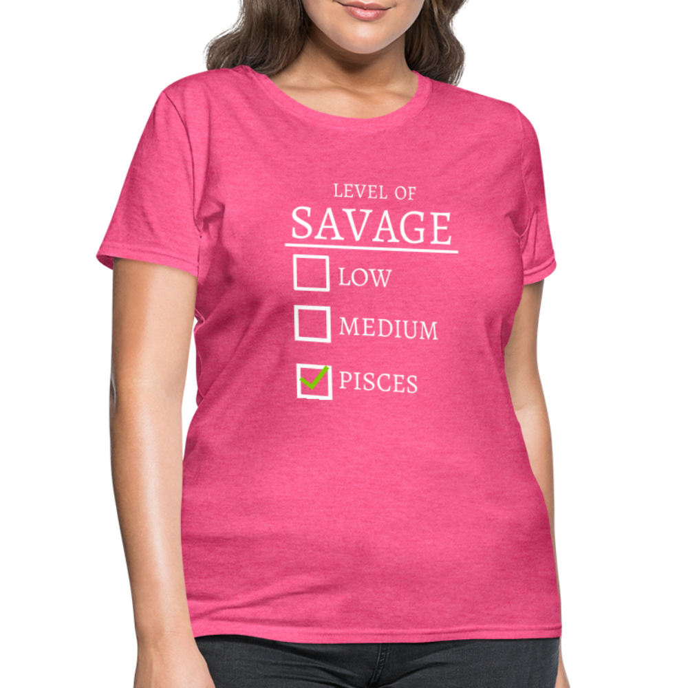 Savage T-Shirt - heather pink