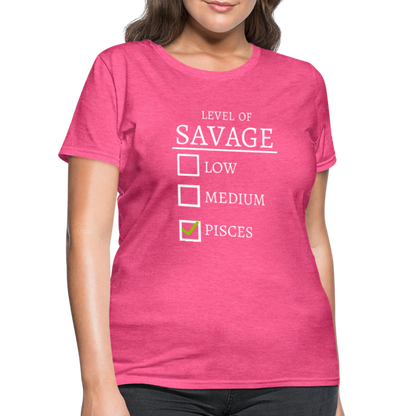 Savage T-Shirt - heather pink