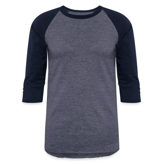 Baseball T-Shirt - heather blue/navy