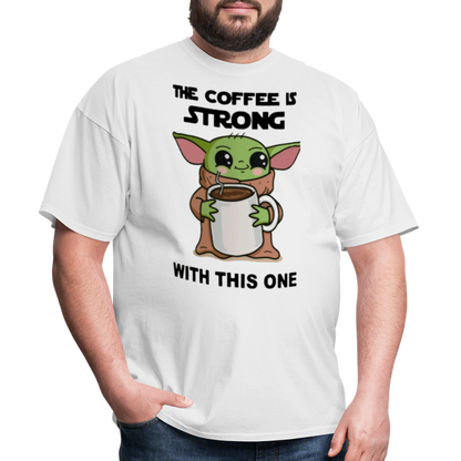 Yoda Coffee T-Shirt - white