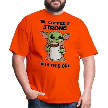 Yoda Coffee T-Shirt - orange