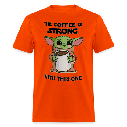 Yoda Coffee T-Shirt - orange