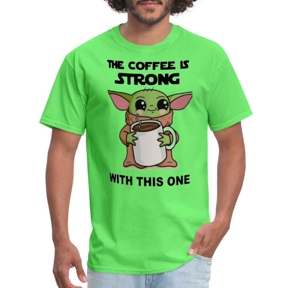 Yoda Coffee T-Shirt - kiwi