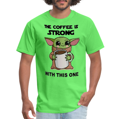 Yoda Coffee T-Shirt - kiwi
