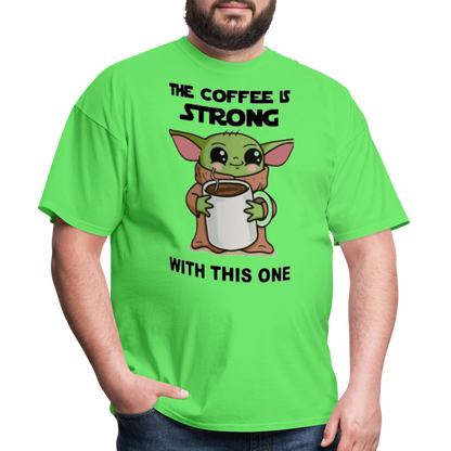 Yoda Coffee T-Shirt - kiwi