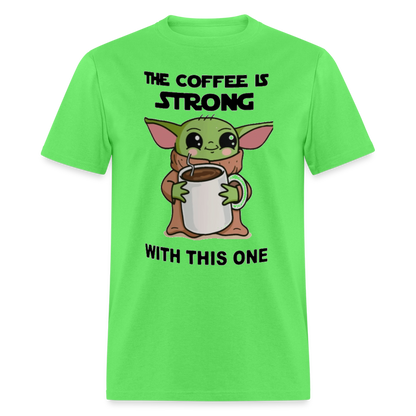 Yoda Coffee T-Shirt - kiwi